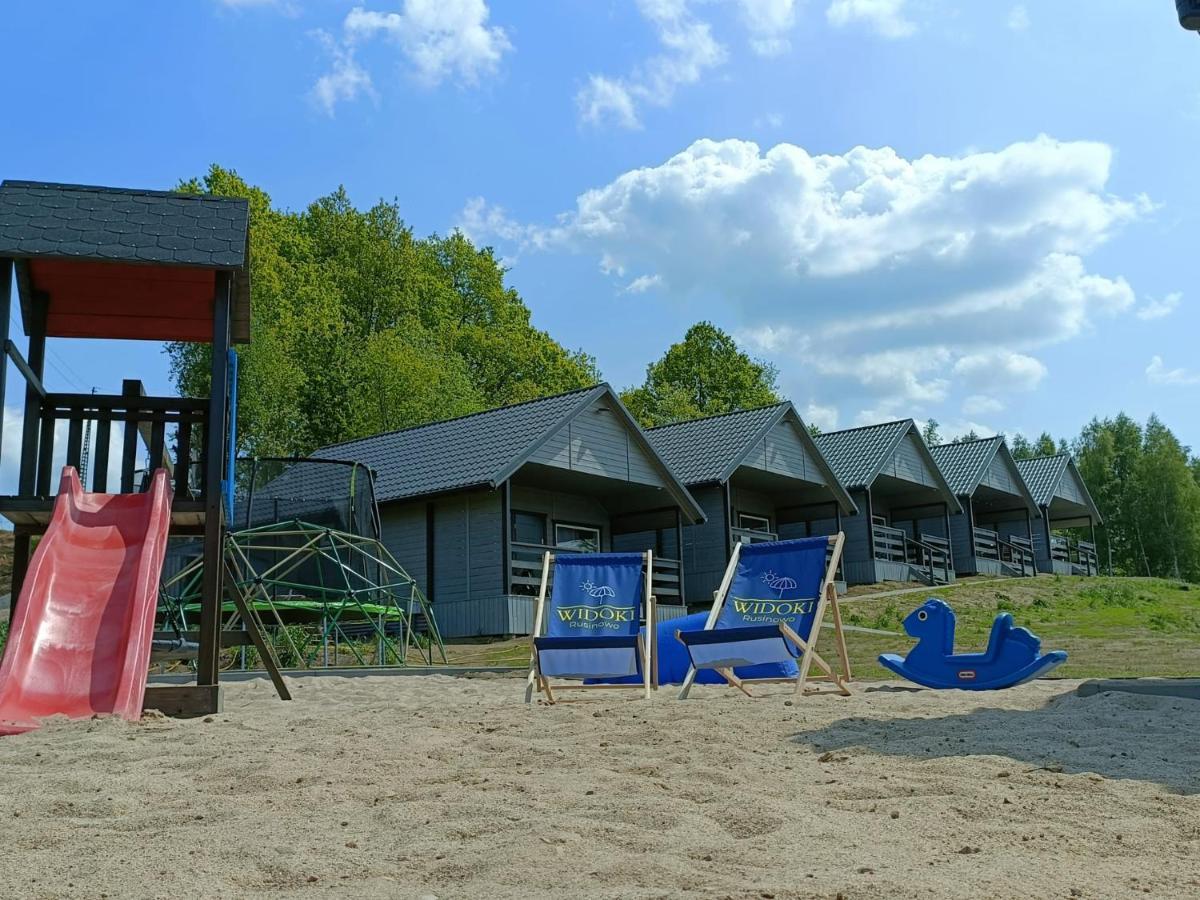 Widoki Rusinowo Domki Letniskowe Exteriér fotografie