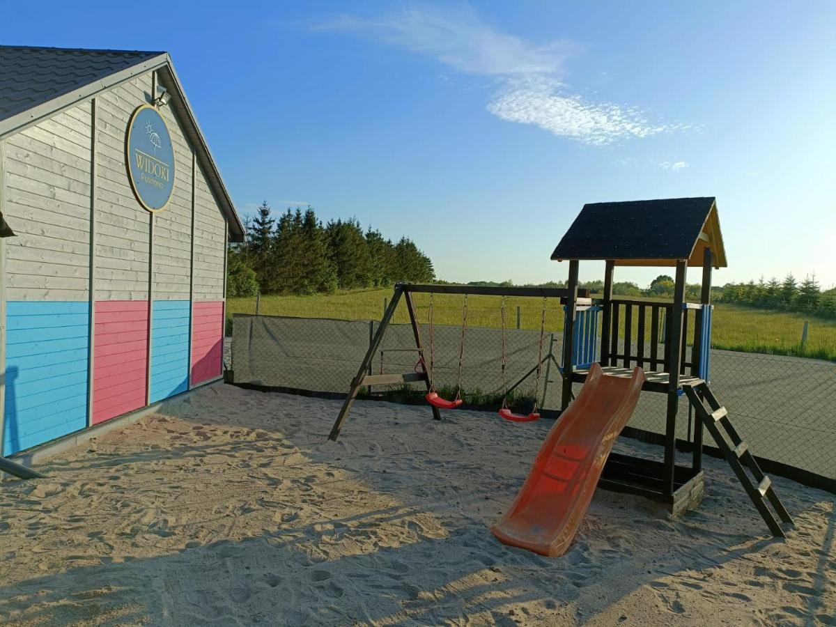 Widoki Rusinowo Domki Letniskowe Exteriér fotografie