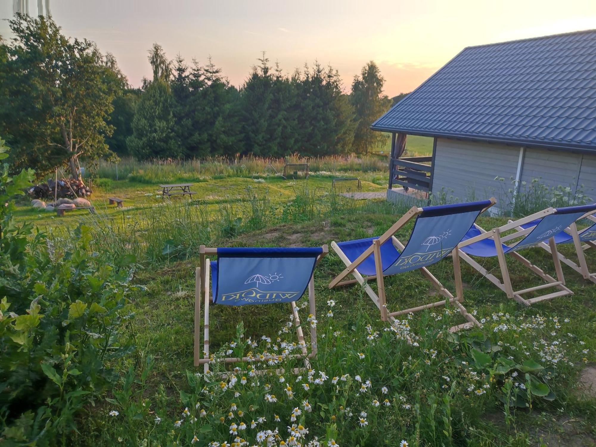 Widoki Rusinowo Domki Letniskowe Exteriér fotografie